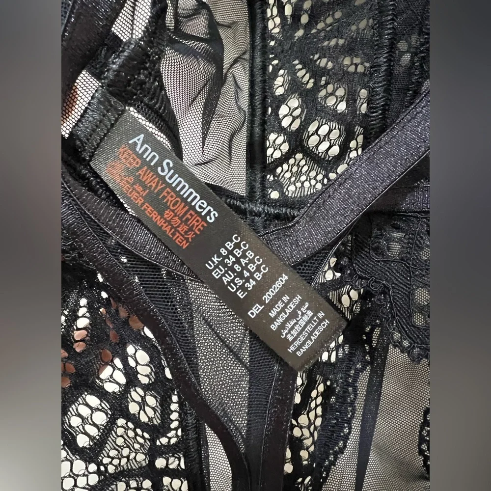 Lace Push-Up Teddy Bodysuit Lingerie NWOT - Picture 6 of 6